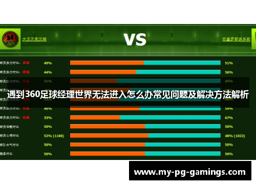 遇到360足球经理世界无法进入怎么办常见问题及解决方法解析